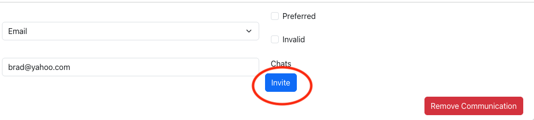 Email Invite Portal