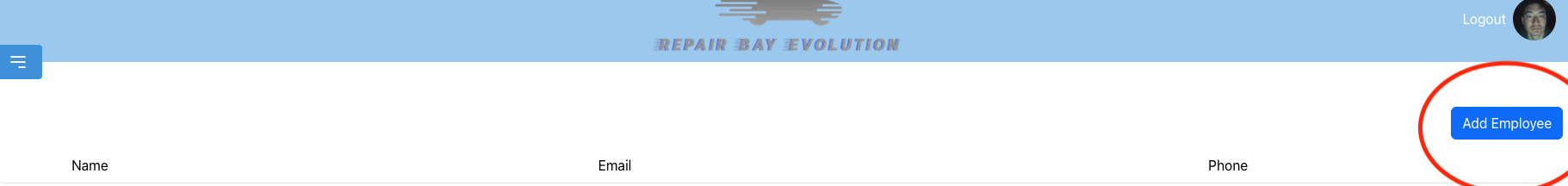 Add Employee Button