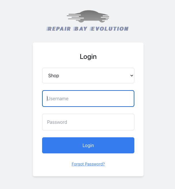 Login Screen