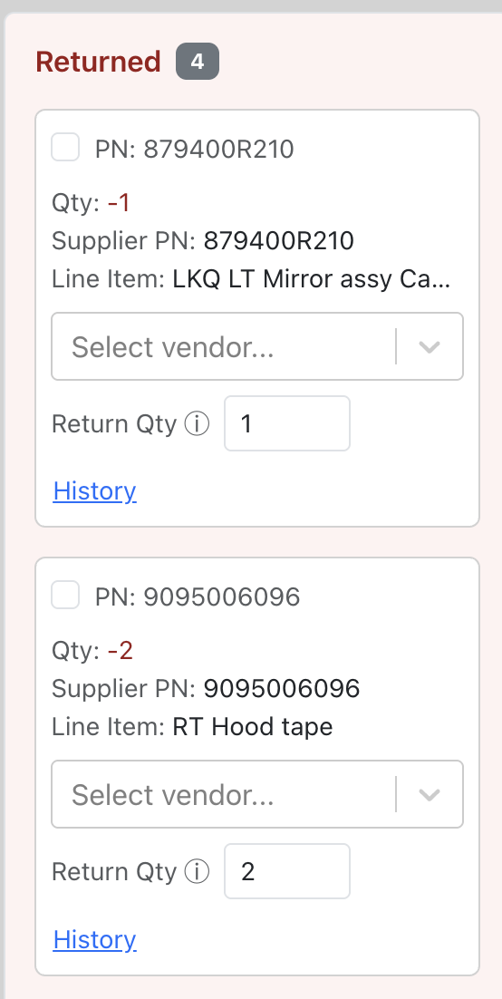 Credit Line on Invoice